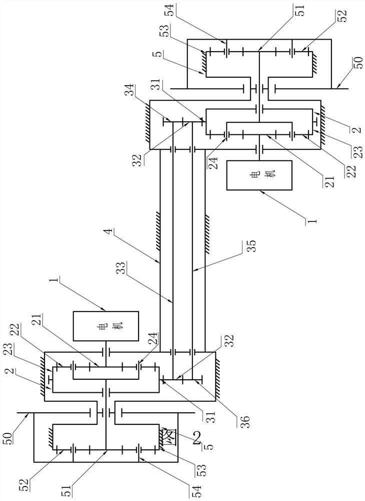 Wheel-side electric drive axle mechanical differential mechanism