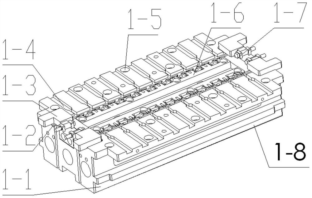 Rapid clamping device for laser tin soldering of electric ignition head