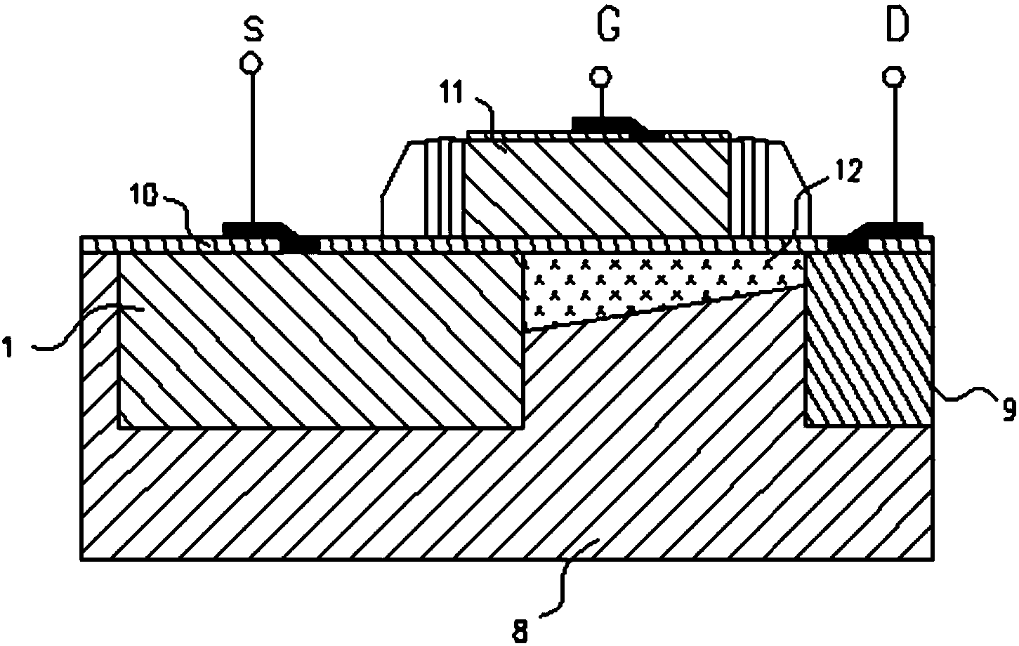 Transmission transistor structure