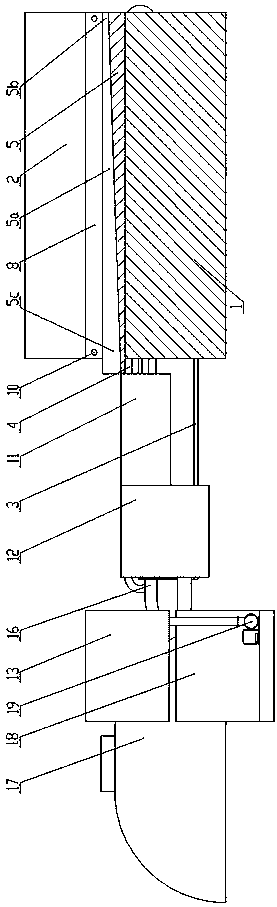 Non-point source pollution treatment device for livestock and poultry breeding waste