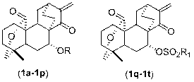 7-acyl-15-oxo-spiraea lactone derivative as well as preparation method and applications thereof