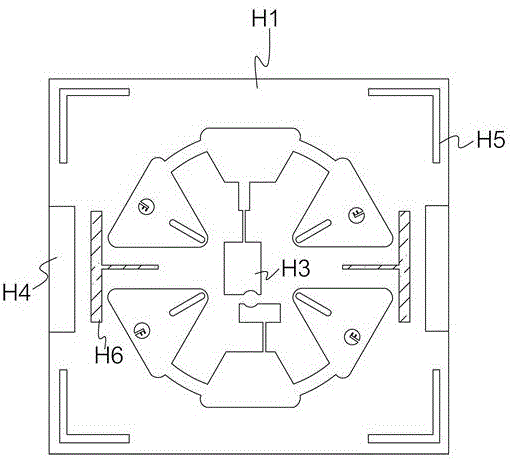 Double-layer antenna provided with T-shaped parasitic oscillator arm