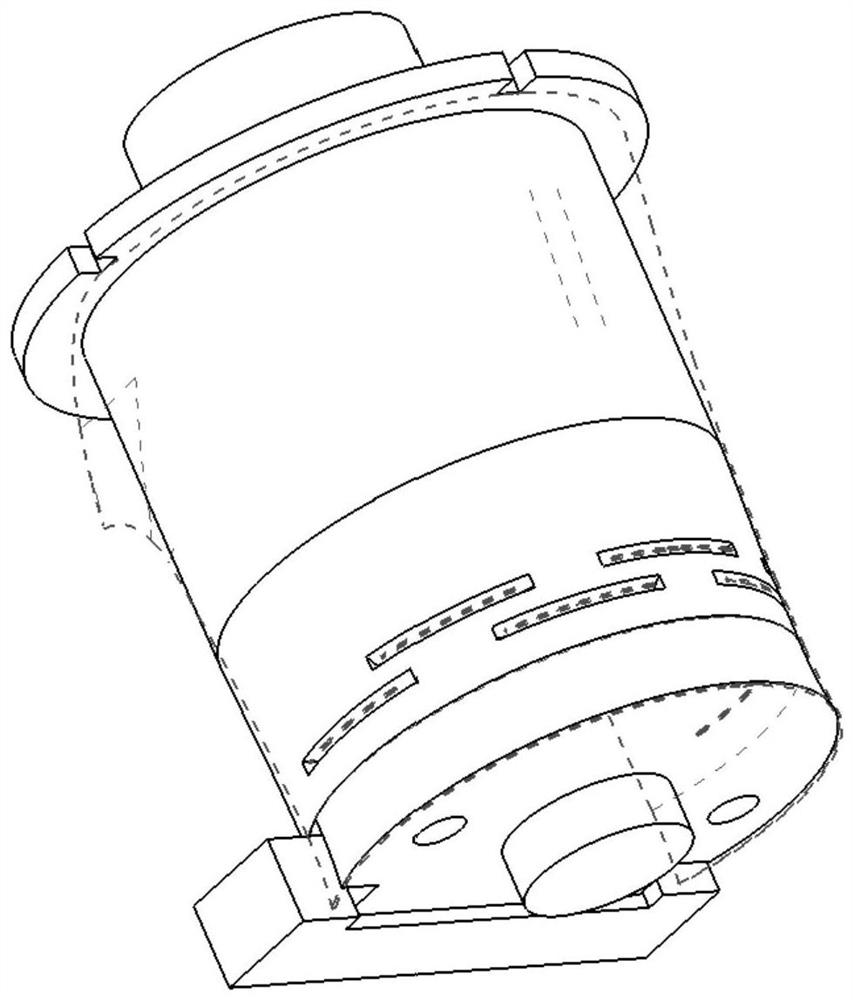 Machining clamp and machining method for curved surface vent groove of thin-wall sheet metal part