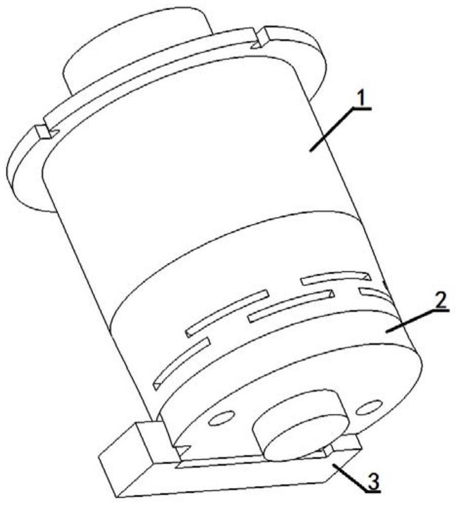 Machining clamp and machining method for curved surface vent groove of thin-wall sheet metal part