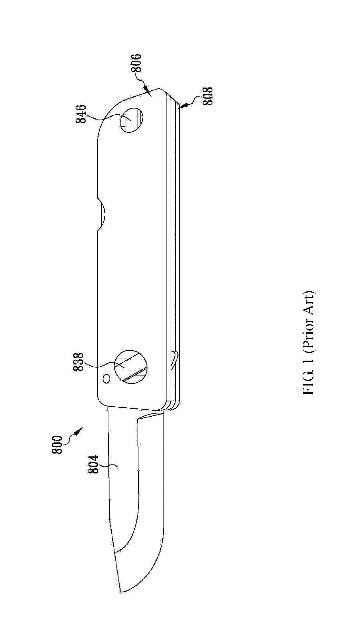 Folding knife configured for safe and rapid disassembly and reassembly