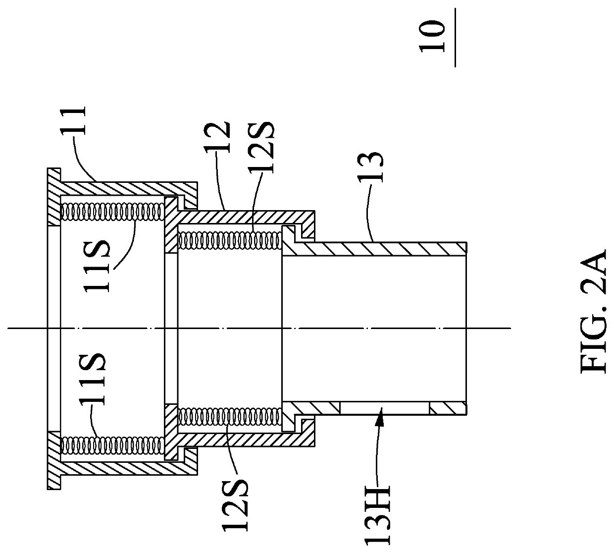 Telescopic casing