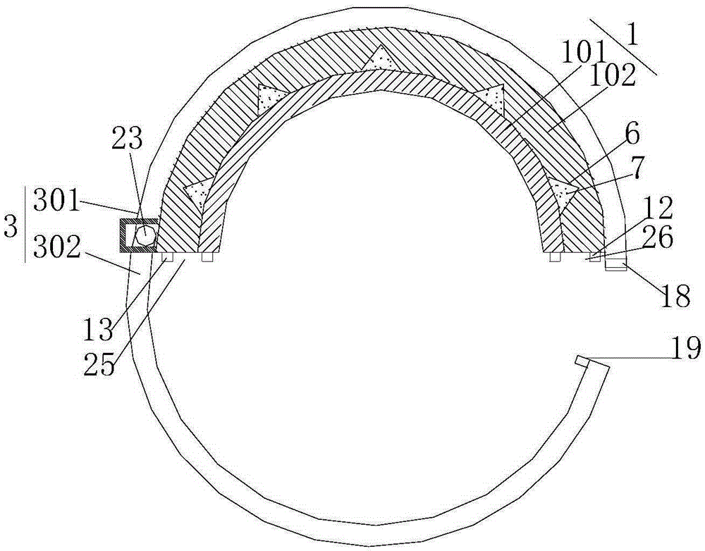 Cable protection pipe resistant to tension and compression