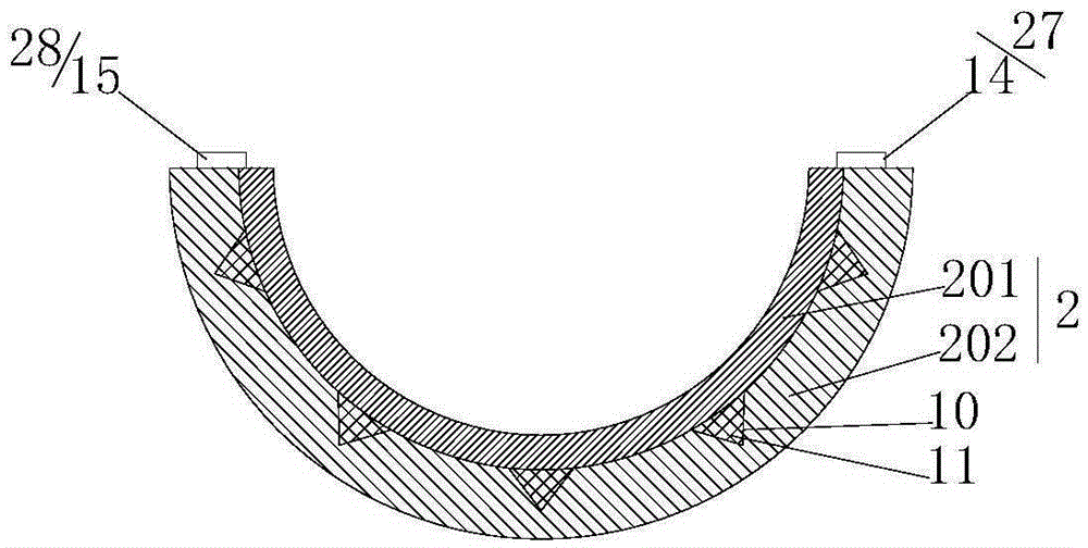 Cable protection pipe resistant to tension and compression