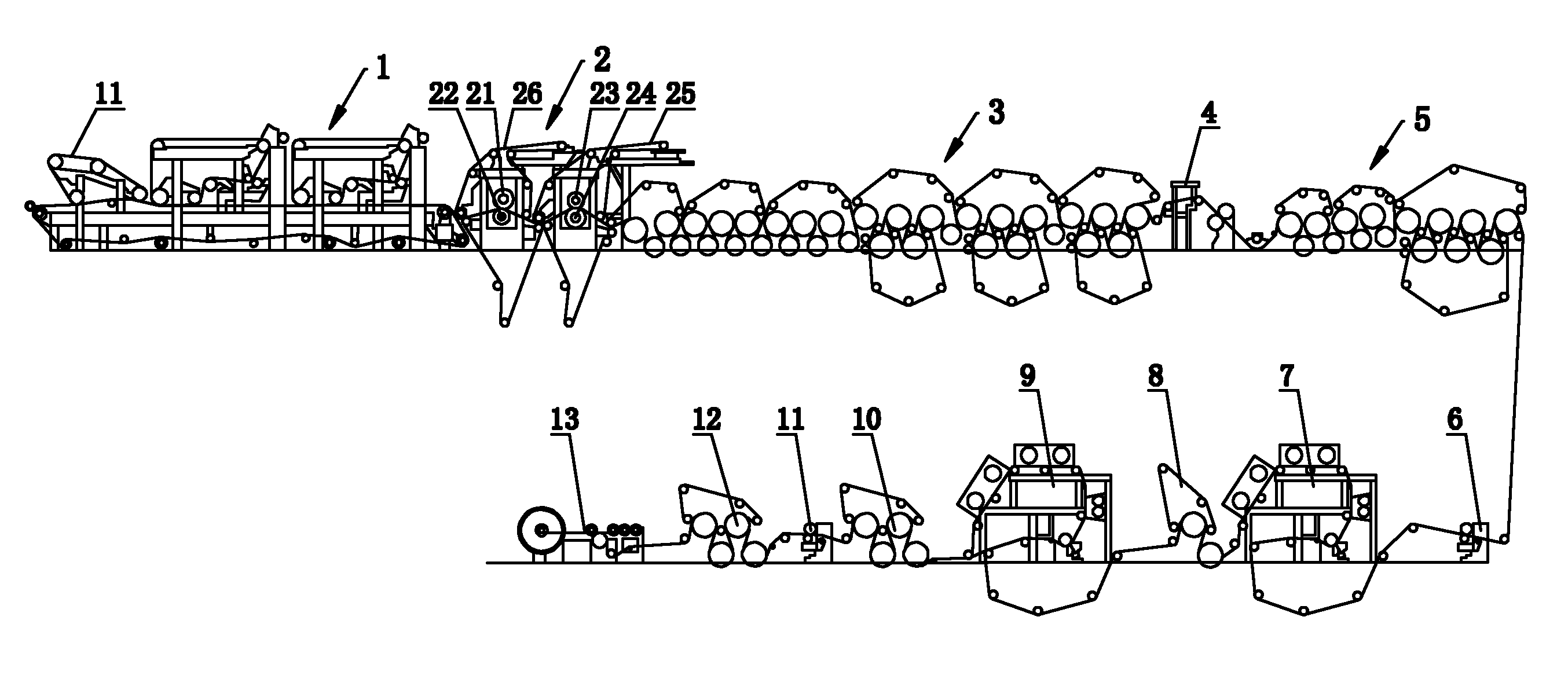 Equipment and method for producing coating surface bleached kraft liner board