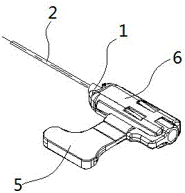 Syringe needle manual retracting type intravenous infusion needle