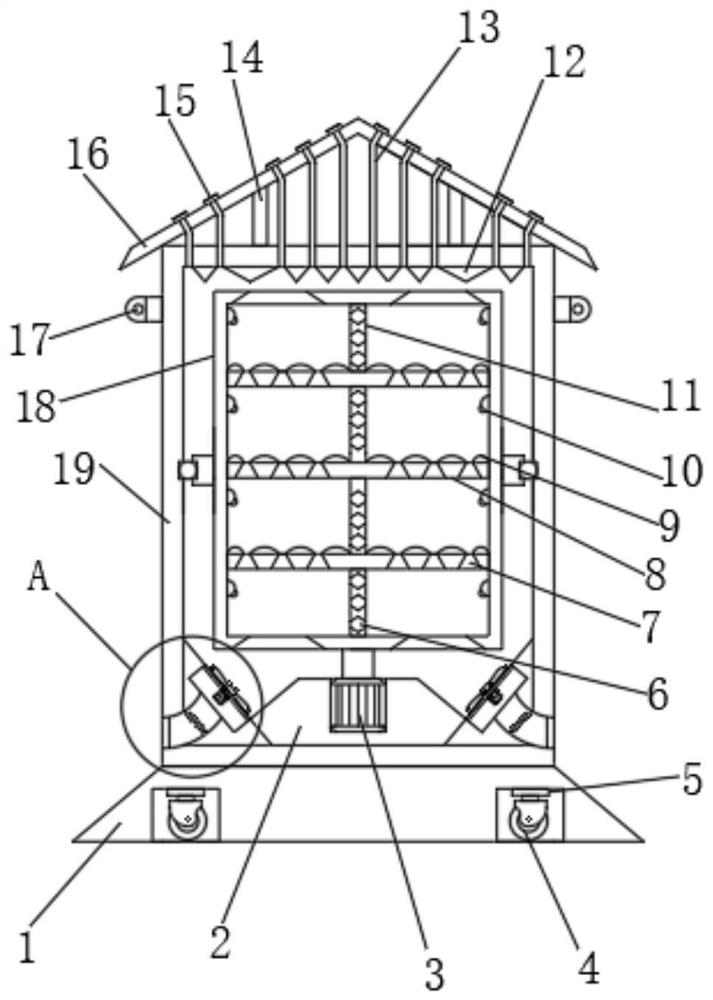 Computer science and technology electronic sample dustproof storage device