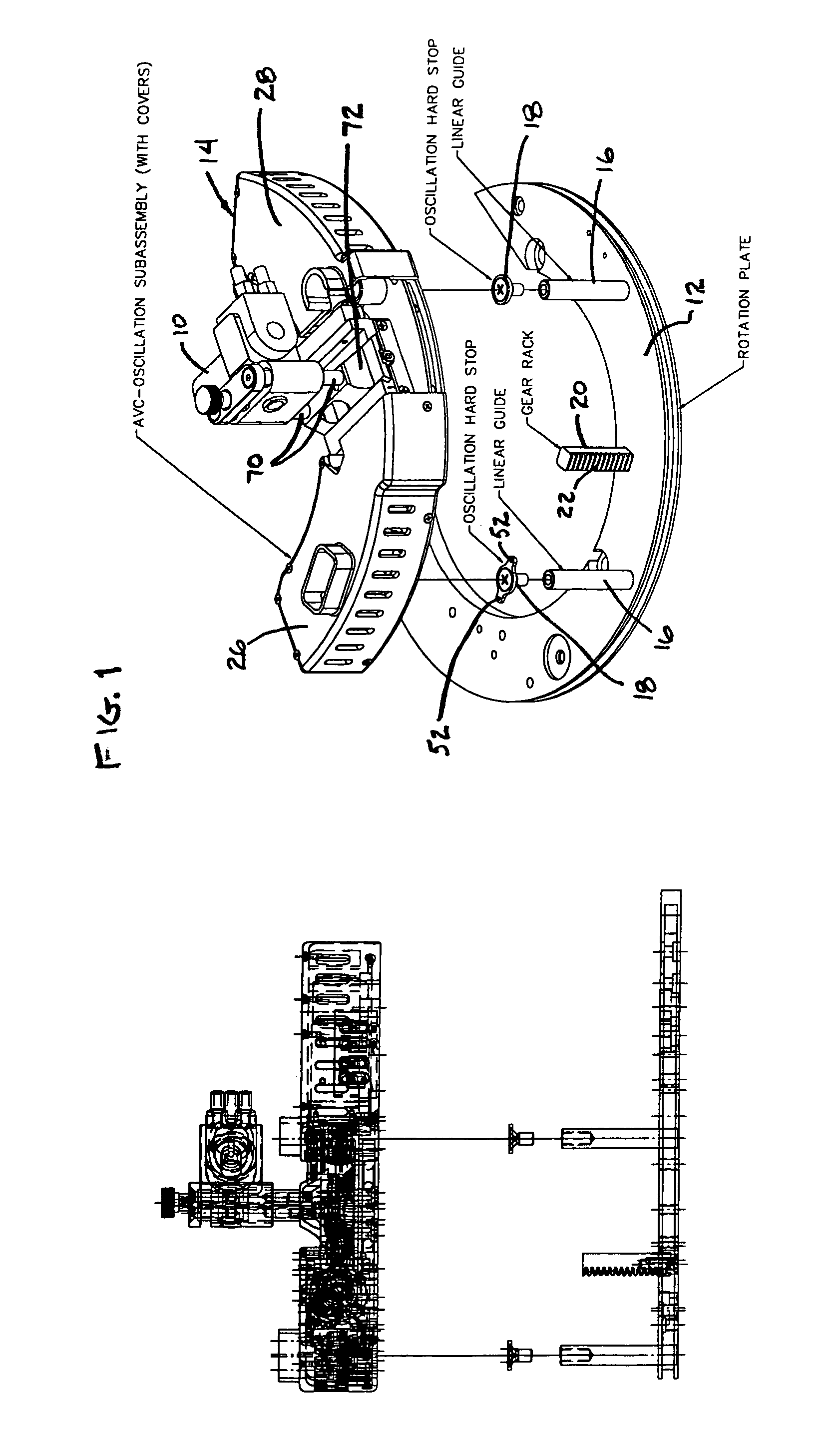 Integrated automatic voltage control (AVC) and oscillation control assembly for orbital welding applications