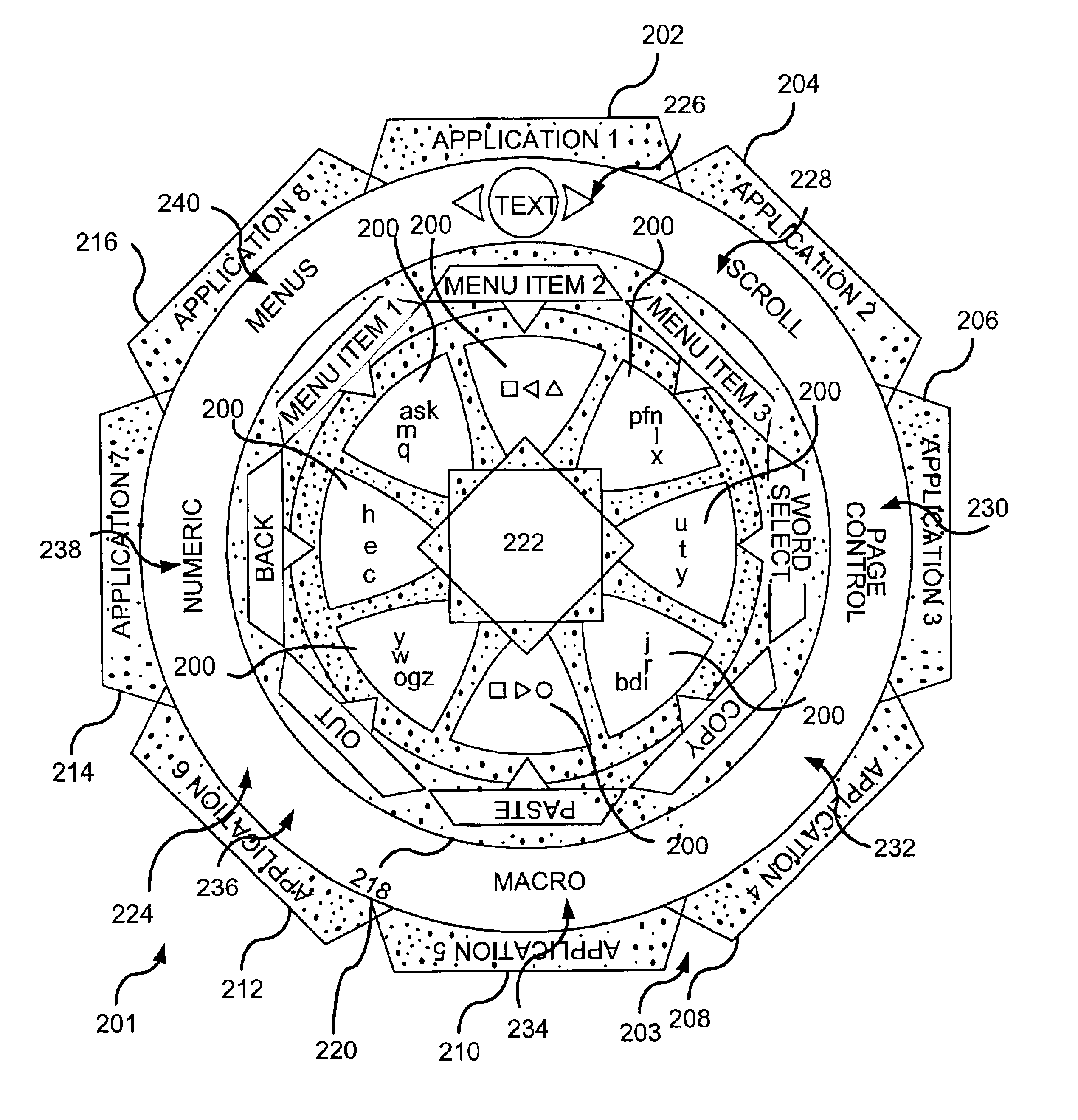 Navigational interface for mobile and wearable computers