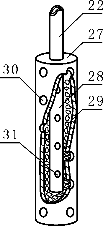 A flat land type biomass landfill