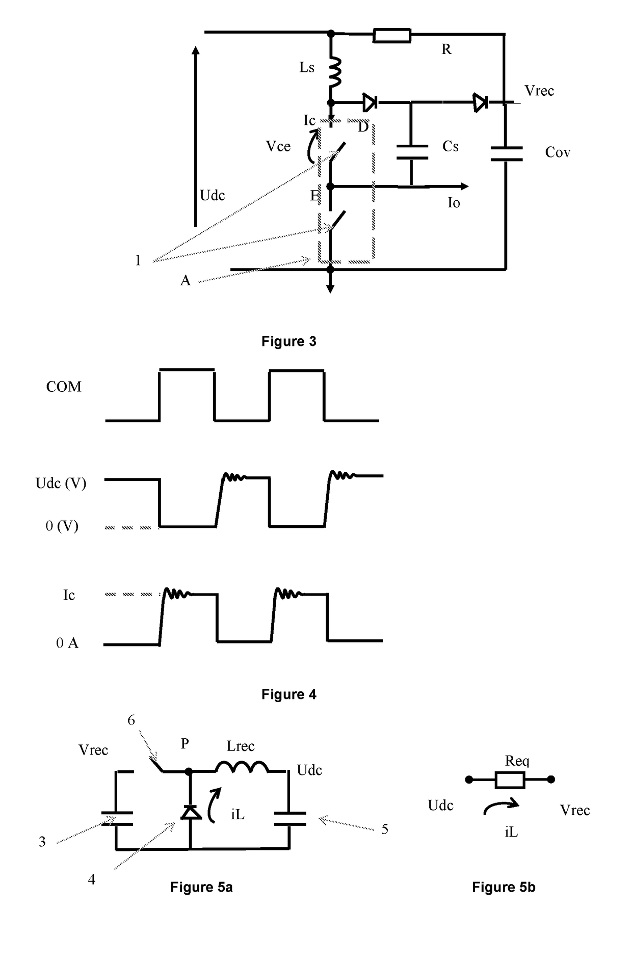 System for converting a DC electric power into an ac electric power with an energy recovery module