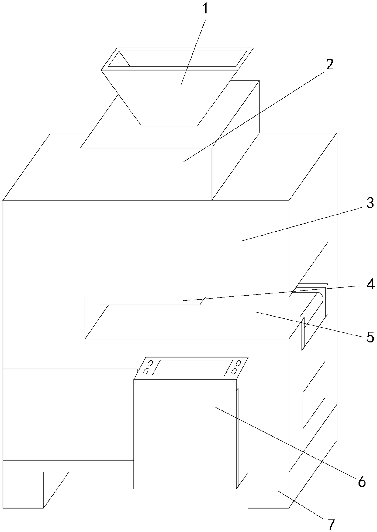 Conductive rubber production device