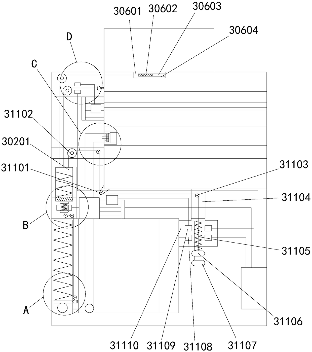 Conductive rubber production device