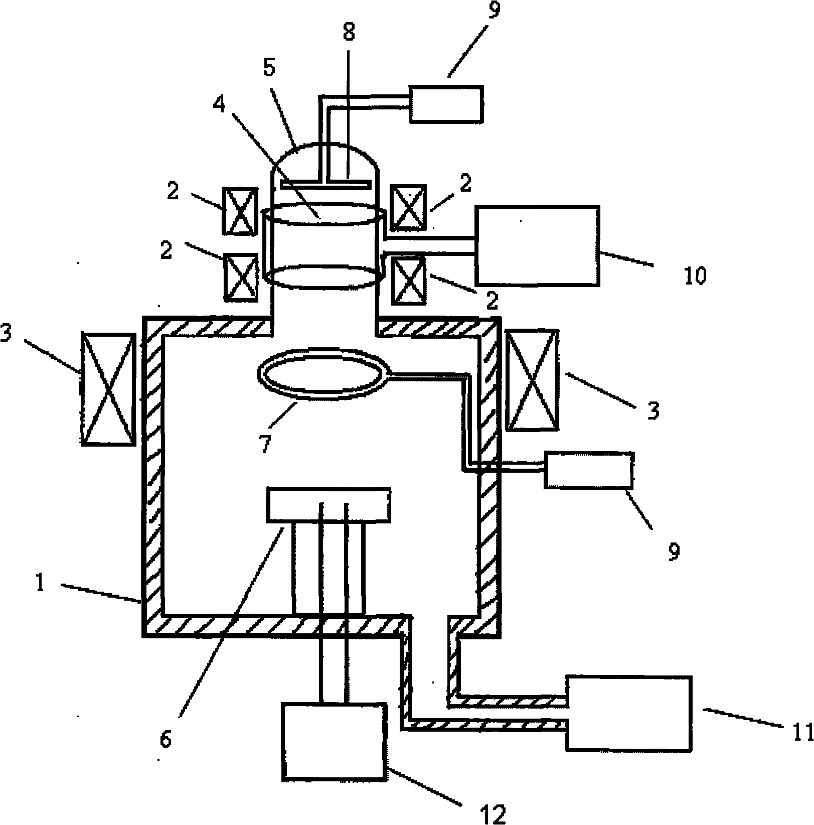 Helicon wave plasma enhanced chemical vapor deposition unit