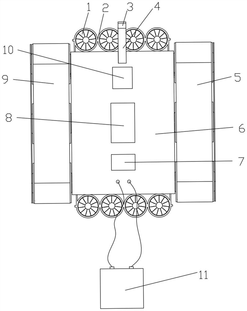 Air cooler magnetic adsorption jet type cleaning robot and design method thereof