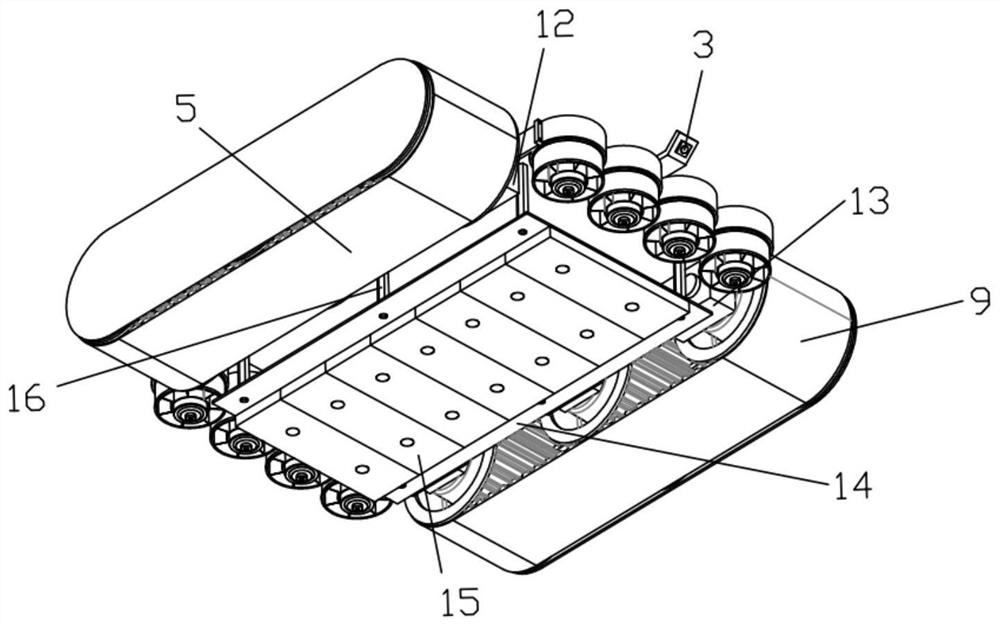 Air cooler magnetic adsorption jet type cleaning robot and design method thereof