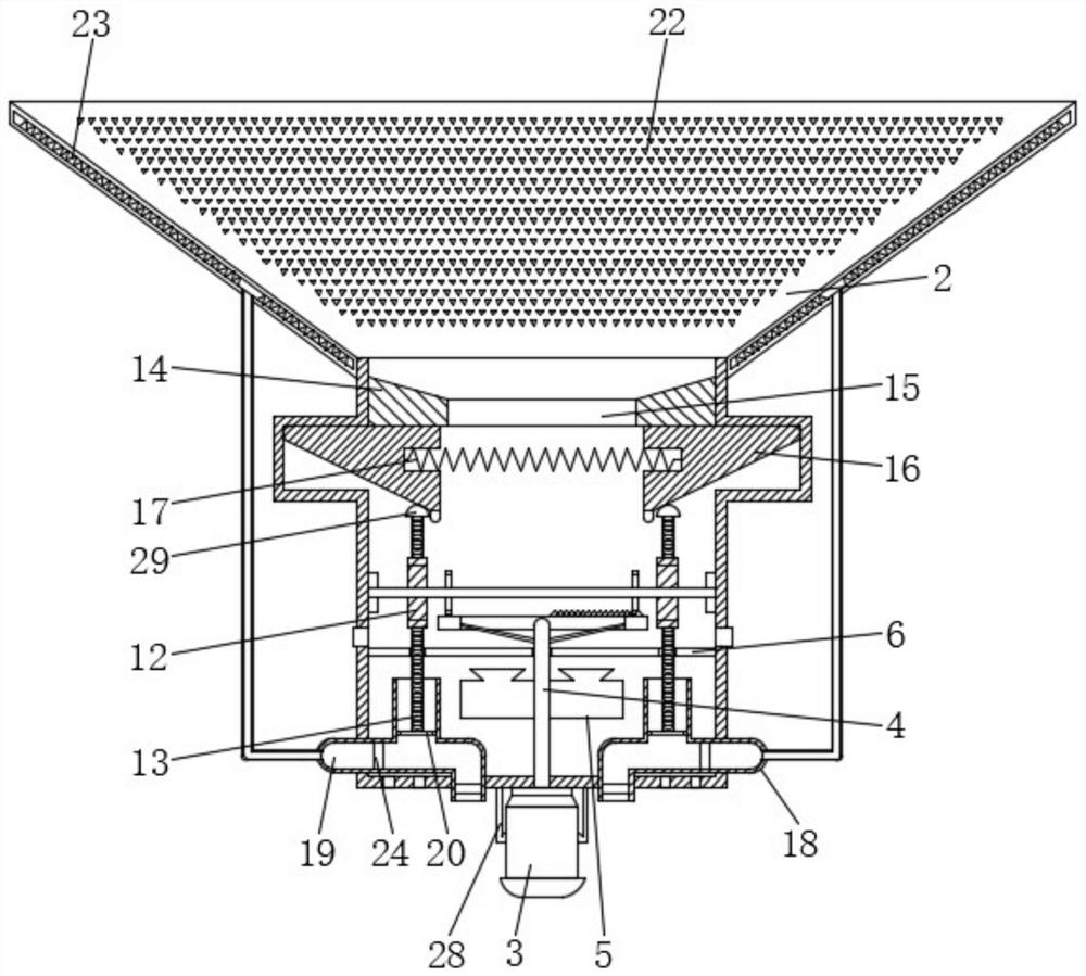 An insect catching device for landscaping maintenance