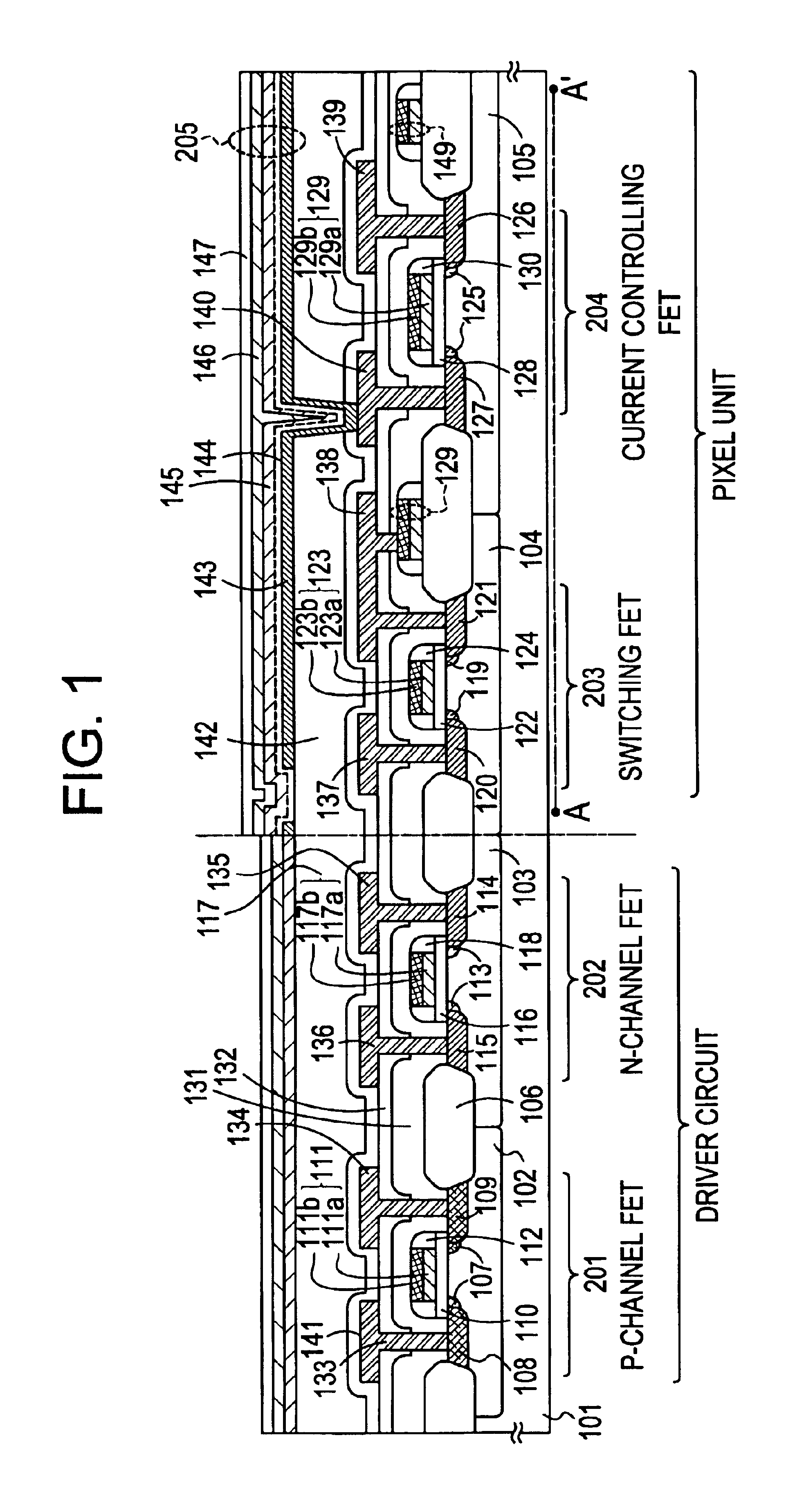 Organic electroluminescent display device