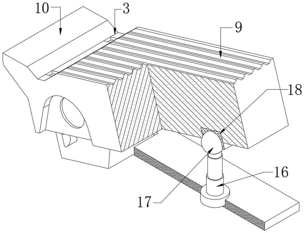 Long-distance short-wave infrared night vision device for rush repair of power grid