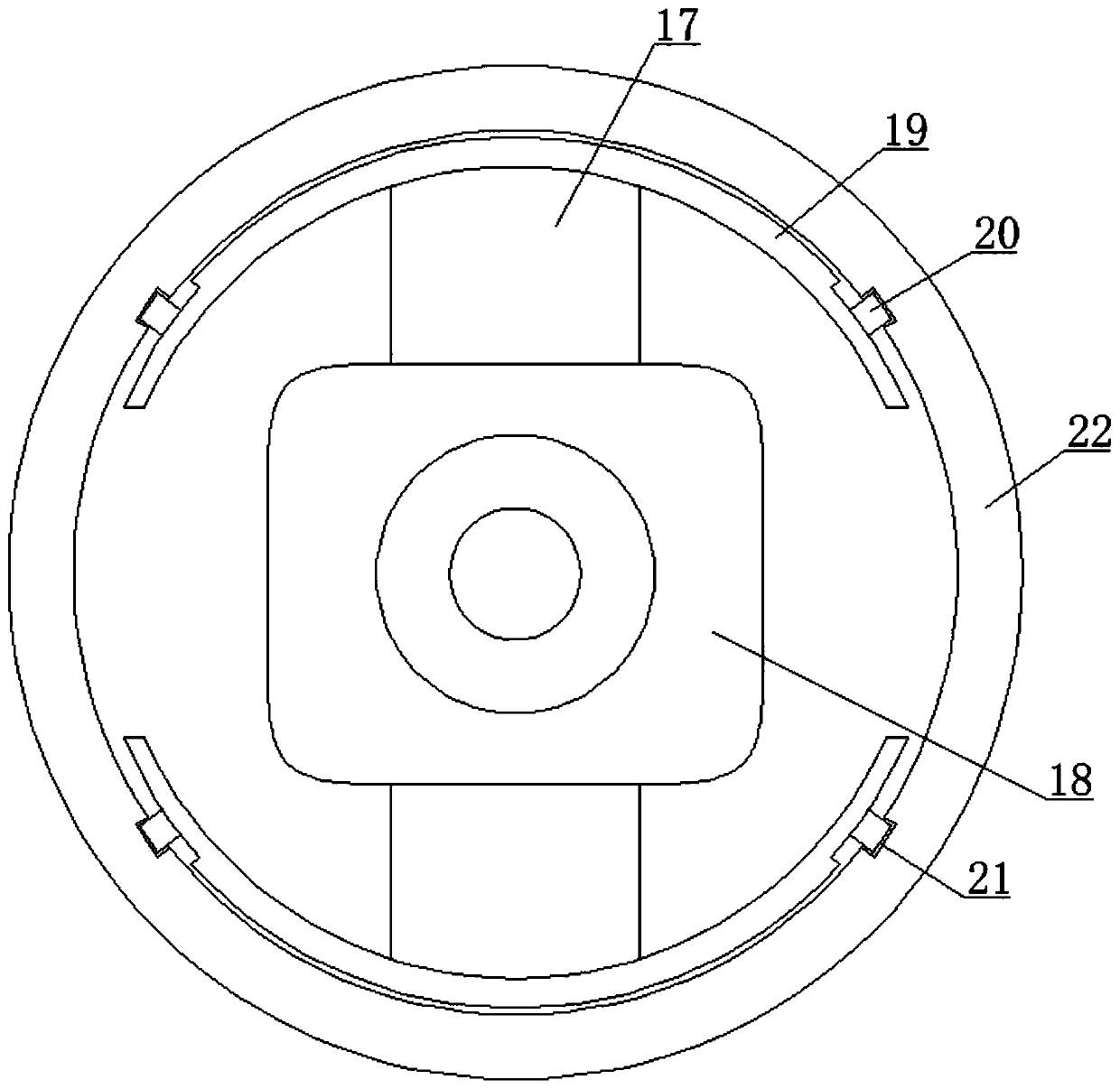 Shield tunneling machine for tunnel driving