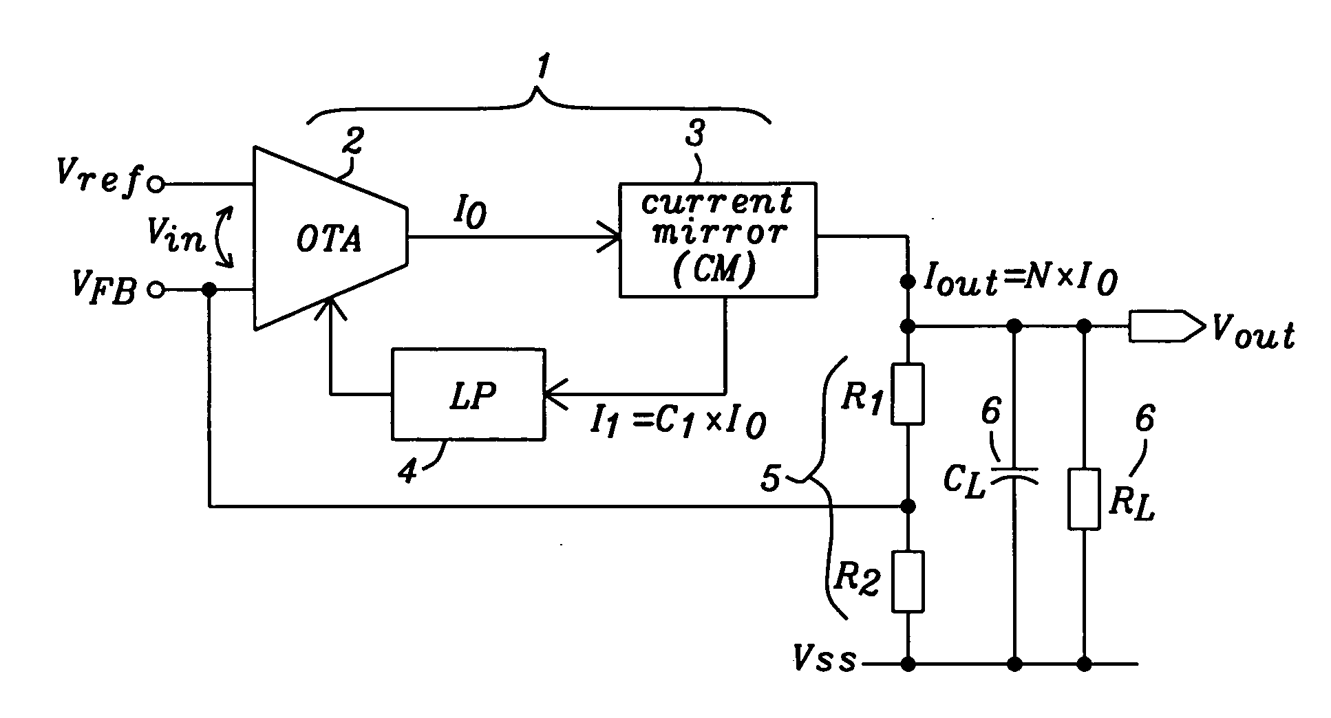 Adaptive biasing concept for current mode voltage regulators