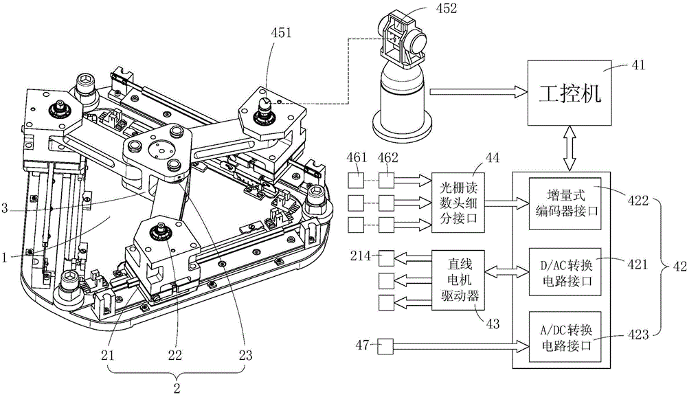 Precise micro-dynamic parallel locating system and method for micro-nano operation environment