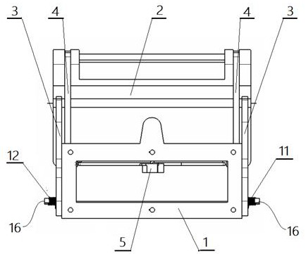 Hidden boarding pedal of pickup truck