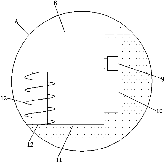 Sliane crosslinking material transfer mold box body structure