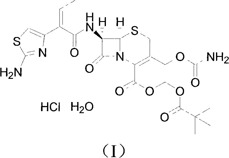 Method for preparing cefcapene pivoxil hydrochloride