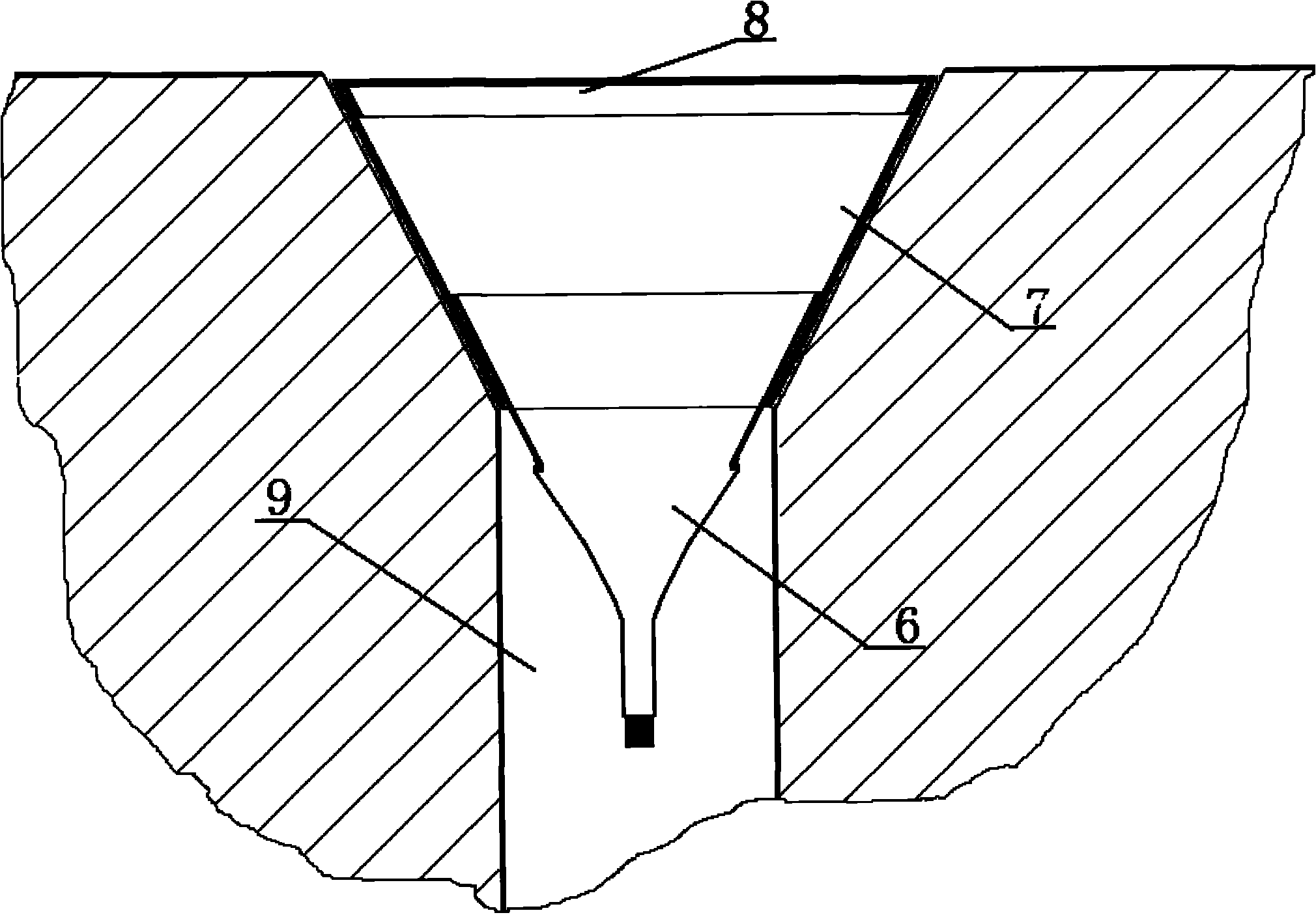 Self-mucosa automatic closed odorless non-blocking ground leakage