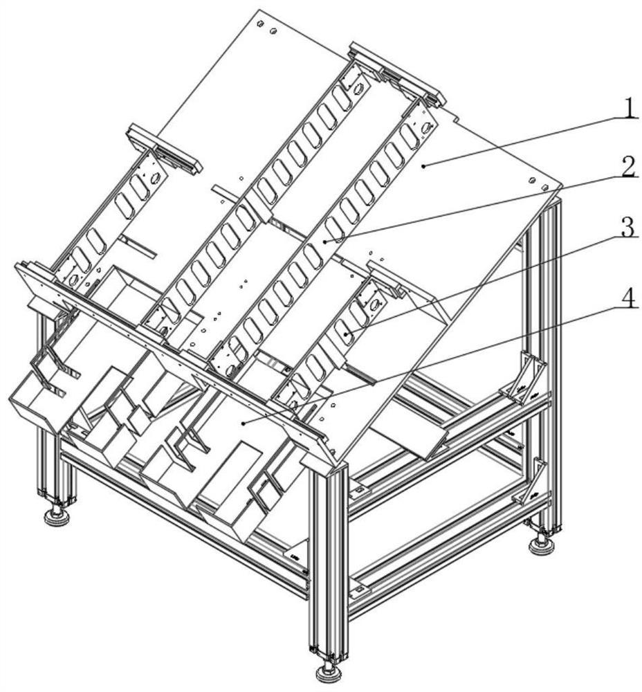 A dual-station integrated plastic bag sorting device