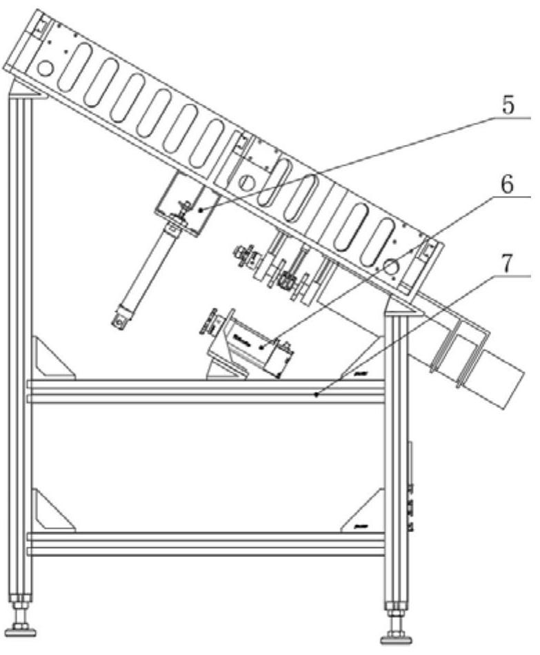 A dual-station integrated plastic bag sorting device