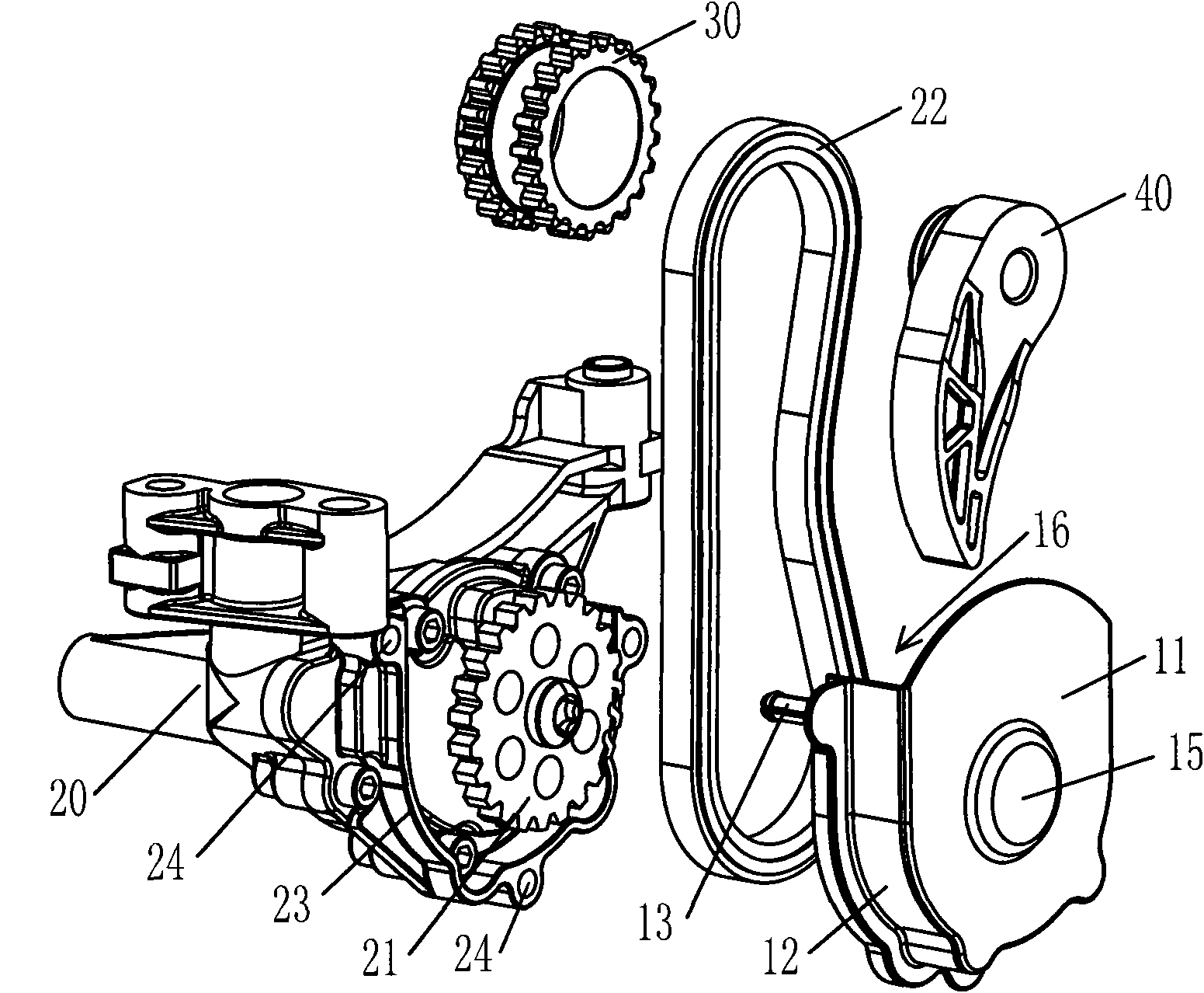 Oil pump cover