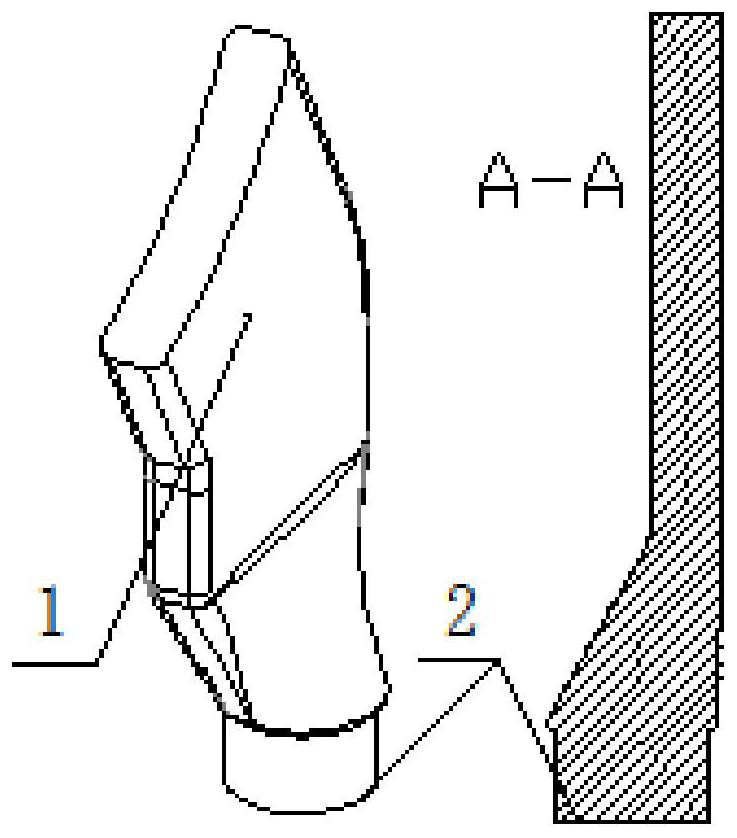 Sand core positioning structure and process design method thereof