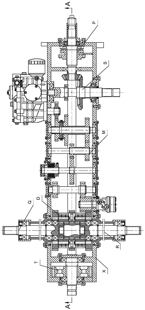 An integrated transmission for tracked vehicles