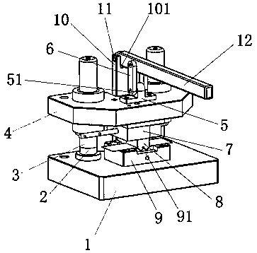 Metal strip bending machine and bending process using same