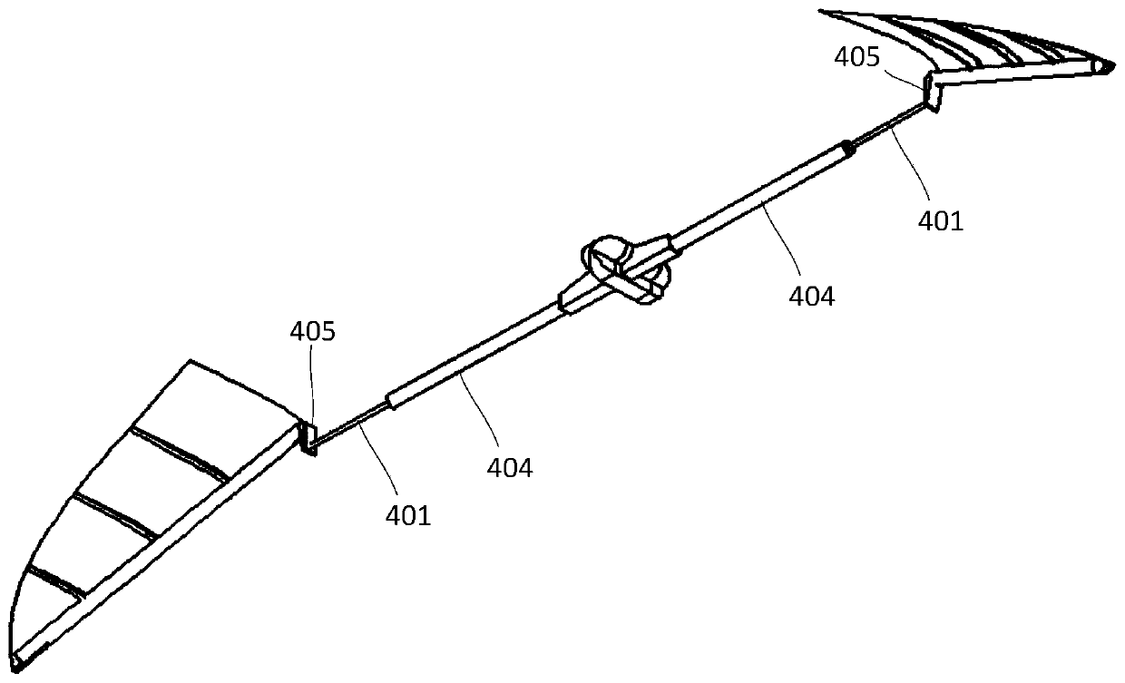 Fixed wing and flapping wing composite aircraft