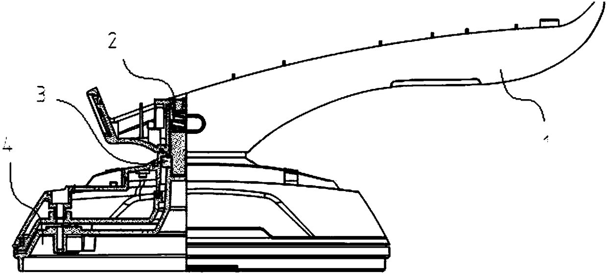 Steam brush with rotatable heating plate