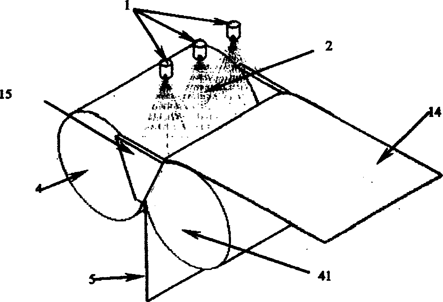 Process and apparatus for continuous producing double-metal thin plate, thin band by atomized metal ejection