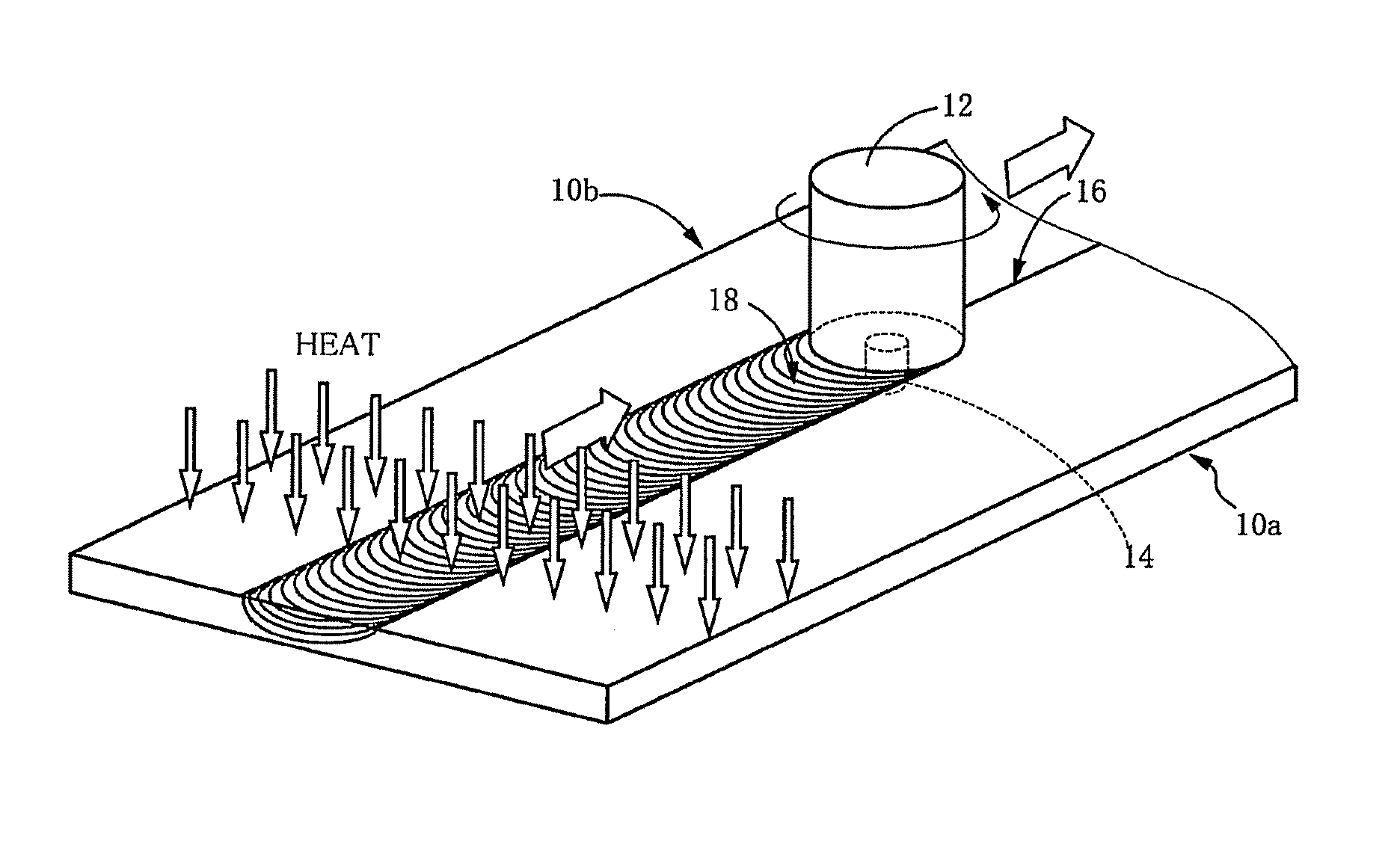 Method of joining heat-treatable aluminum alloy members by friction stir welding