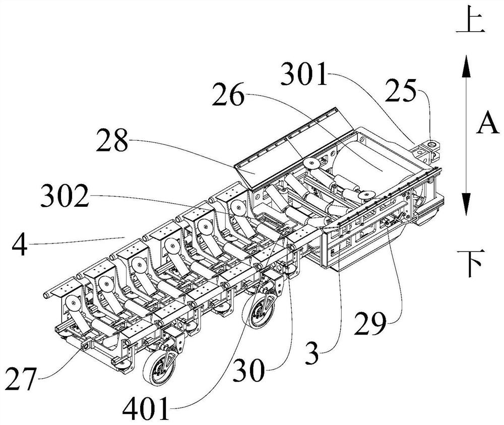 Open-pit mine side slope mining system