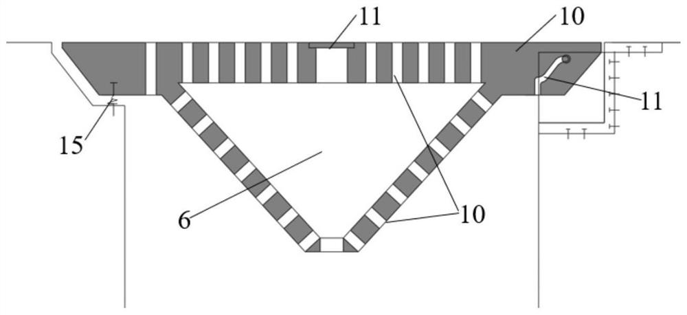 Well lid structure for reducing and avoiding vertical draining well blowout and response method thereof