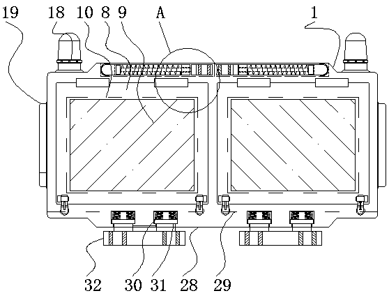 Monitoring device with protective measures for intelligent manufacturing system