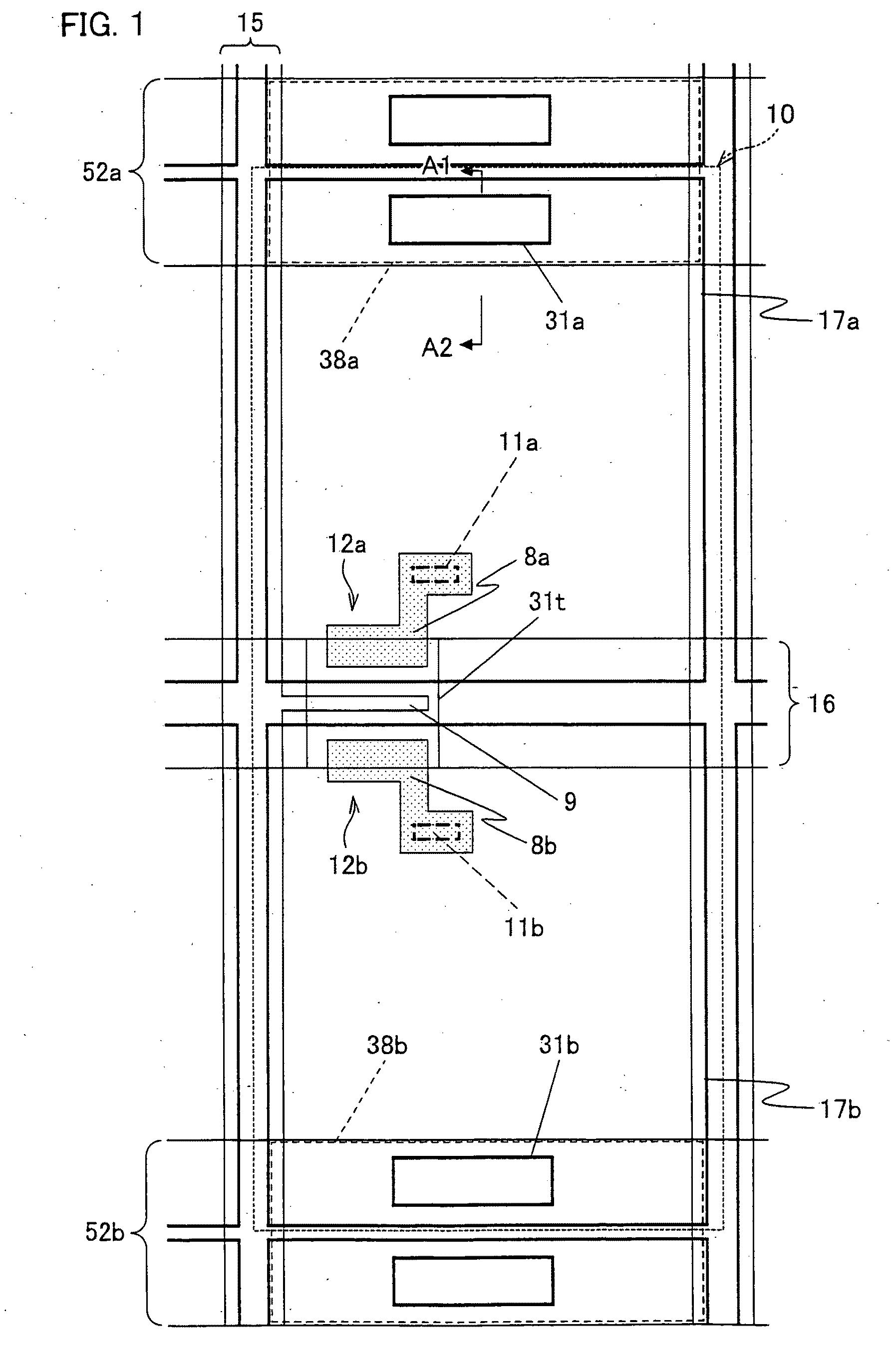 Active Matrix Substrate, Display Apparatus, and Television Receiver