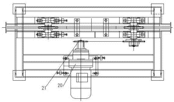 Soft starting driving double-mechanical-protection device and driving system using same