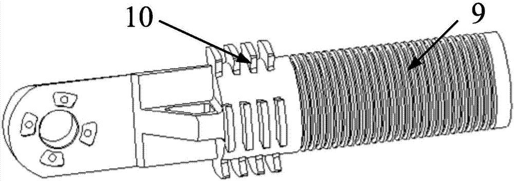 Remote sensor damping and vibration-isolation device improved based on bi-pod supporting mode